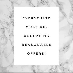Make me an offer - everything must go for new items are coming!! ❤️